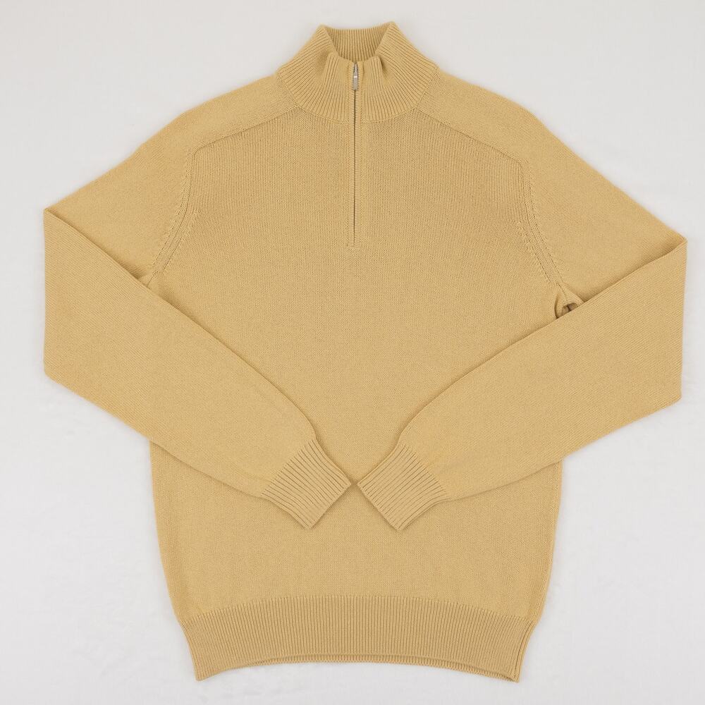 NWOT Loro Piana Mezzocollo Sweater Men's 48 (Medium) Gold
